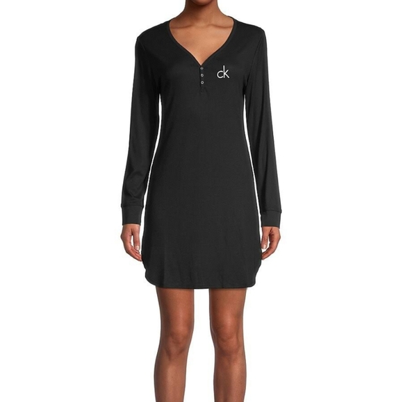 Calvin Klein Other - Calvin Klein sleepwear long sleeve logo nightshirt medium